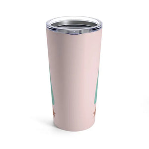 Pink Tumbler 20oz Stainless Steel Abstract Art - Dipaliz - Tumblers