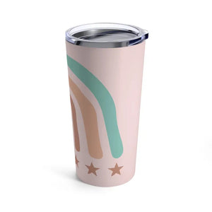 Pink Tumbler 20oz Stainless Steel Abstract Art - Dipaliz - Tumblers