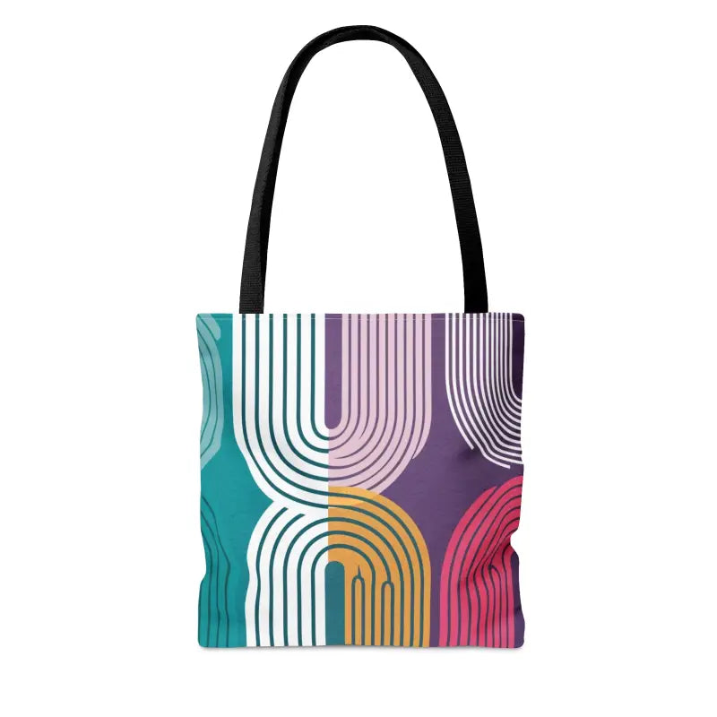 Turn Heads with our Stylish Vibrant Abstract Print Tote - Bags