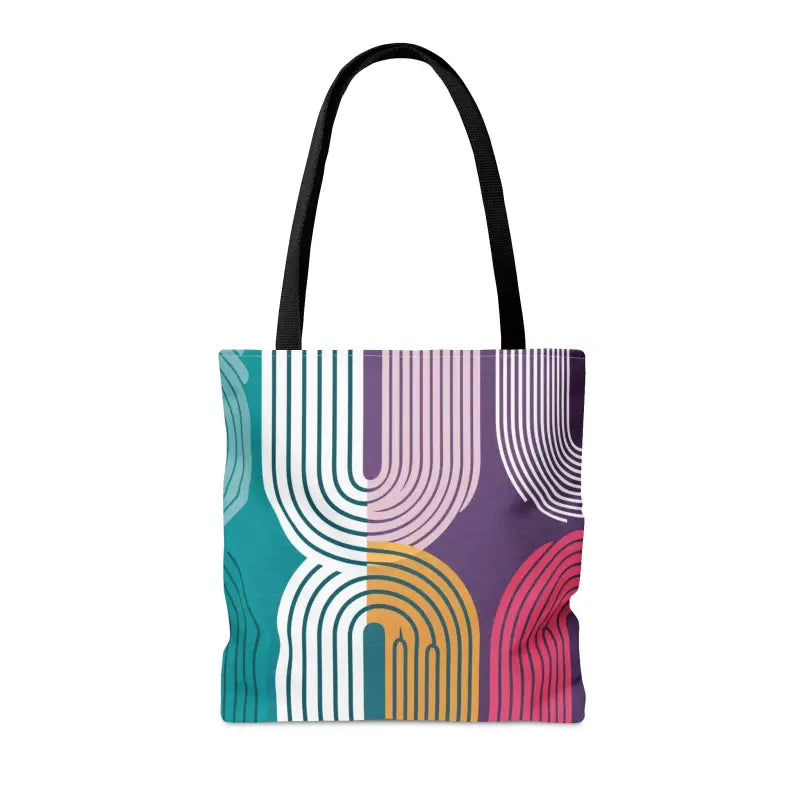 Turn Heads with our Stylish Vibrant Abstract Print Tote - Bags