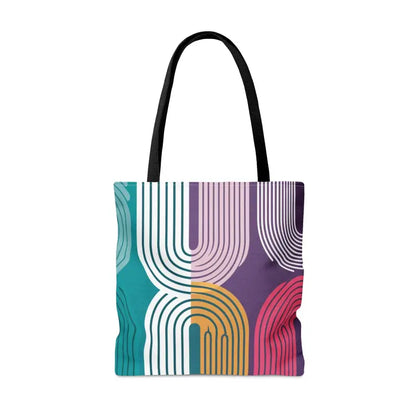 Turn Heads with our Stylish Vibrant Abstract Print Tote - Bags