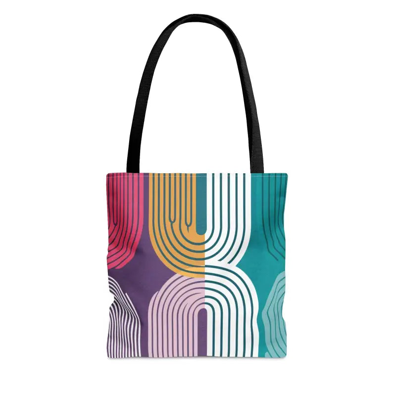 Turn Heads with our Stylish Vibrant Abstract Print Tote - Bags