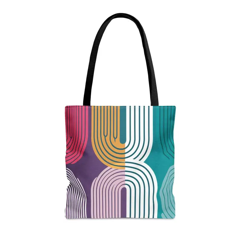 Turn Heads with our Stylish Vibrant Abstract Print Tote - Bags