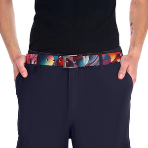 Vibrant Abstract Sphere Belt - Cut-to-size Fit - Dipaliz - Belts