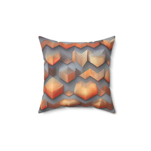 Spun Polyester Square Pillow - Vibrant Abstract Pattern - Dipaliz - Throw Pillows