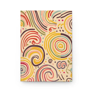 Vibrant Abstract Swirls Journal - Creative Art Notebook - Dipaliz - Journals