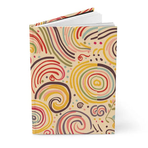 Vibrant Abstract Swirls Journal - Creative Art Notebook - Dipaliz - Journals