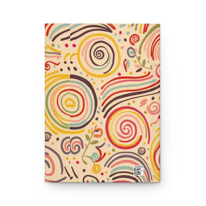 Vibrant Abstract Swirls Journal - Creative Art Notebook - Dipaliz - Journals