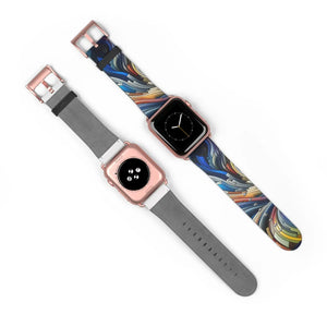 Vibrant Abstract Watch Band - Bold Style Silicone - Dipaliz - Bands