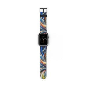 Vibrant Abstract Watch Band - Bold Style Silicone - Dipaliz - Bands