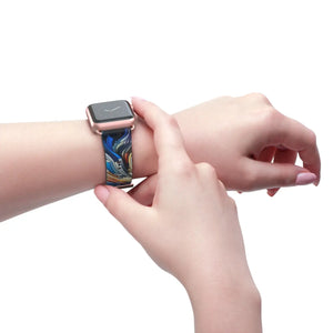 Vibrant Abstract Watch Band - Bold Style Silicone - Dipaliz - Bands