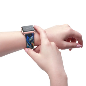 Vibrant Abstract Watch Band - Bold Style Silicone - Dipaliz - Bands
