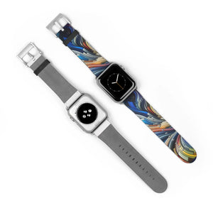 Vibrant Abstract Watch Band - Bold Style Silicone - Dipaliz - Bands