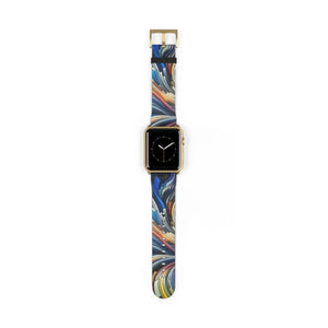Vibrant Abstract Watch Band - Bold Style Silicone - Dipaliz - Bands