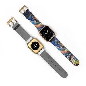 Vibrant Abstract Watch Band - Bold Style Silicone - Dipaliz - Bands