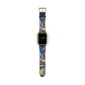 Vibrant Abstract Watch Band - Bold Style Silicone - Dipaliz - Bands