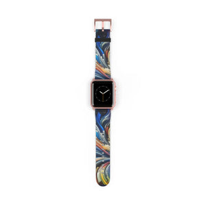Vibrant Abstract Watch Band - Bold Style Silicone - Dipaliz - Bands