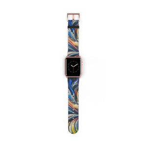 Vibrant Abstract Watch Band - Bold Style Silicone - Dipaliz - Bands