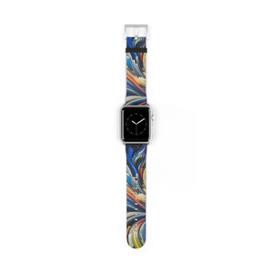 Vibrant Abstract Watch Band - Bold Style Silicone - Dipaliz - Bands