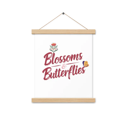 Transform your Room with Blossoms and Butterflies Statement Hanger - 11″×14″ Home Decor