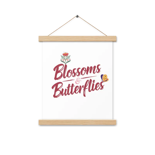 Transform your Room with Blossoms and Butterflies Statement Hanger - 11″×14″ Home Decor