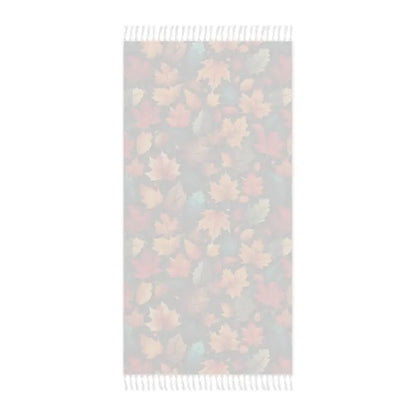 Whimsical Boho Beach Towel with Colorful Foliage Charm - 38’’ × 81’’ / Polyester Home Decor