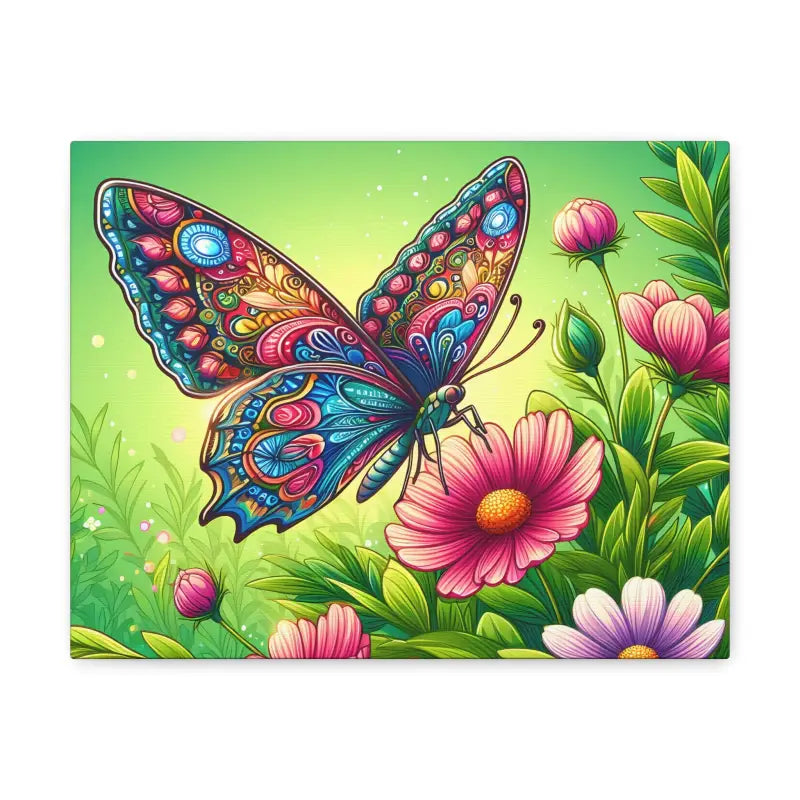 Vibrant Butterfly Canvas Gallery Wraps for Stunning Decor - 14″ x 11″ / 1.25’’