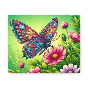 Vibrant Butterfly Canvas – Cotton Gallery Wrap - Dipaliz - Prints