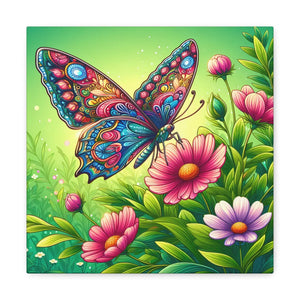 Vibrant Butterfly Canvas – Cotton Gallery Wrap - Dipaliz - Prints