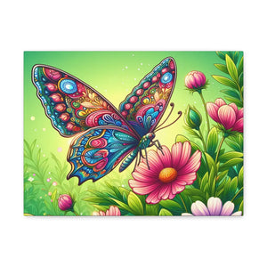 Vibrant Butterfly Canvas – Cotton Gallery Wrap - Dipaliz - Prints