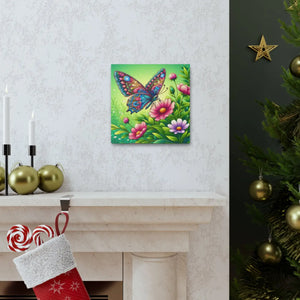 Vibrant Butterfly Canvas – Cotton Gallery Wrap - Dipaliz - Prints
