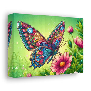 Vibrant Butterfly Canvas – Cotton Gallery Wrap - Dipaliz - Prints