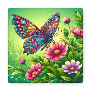 Vibrant Butterfly Canvas – Cotton Gallery Wrap - Dipaliz - Prints