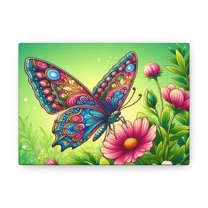 Vibrant Butterfly Canvas – Cotton Gallery Wrap - Dipaliz - Prints