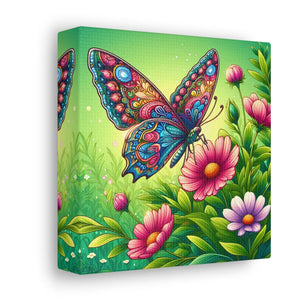 Vibrant Butterfly Canvas – Cotton Gallery Wrap - Dipaliz - Prints