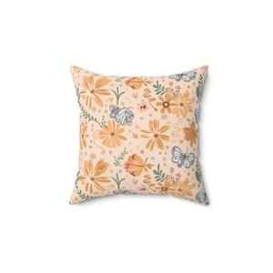 Vibrant Butterfly Polyester Square Pillow - Art Comfort - Dipaliz - Throw Pillows