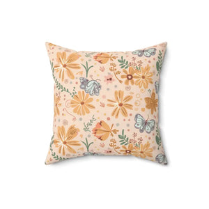 Vibrant Butterfly Polyester Square Pillow - Art Comfort - Dipaliz - Throw Pillows