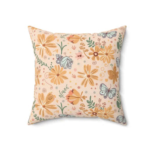 Vibrant Butterfly Polyester Square Pillow - Art Comfort - Dipaliz - Throw Pillows