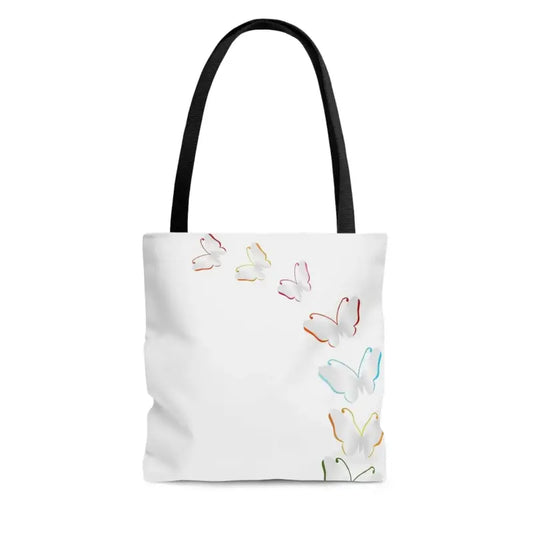 Vibrant Butterfly Tote Bag | Stylish & Durable Accessory - Small