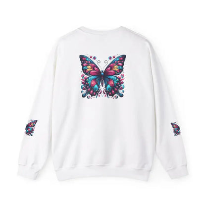 Your Style with Unisex Heavy Blend Butterfly Sweatshirt