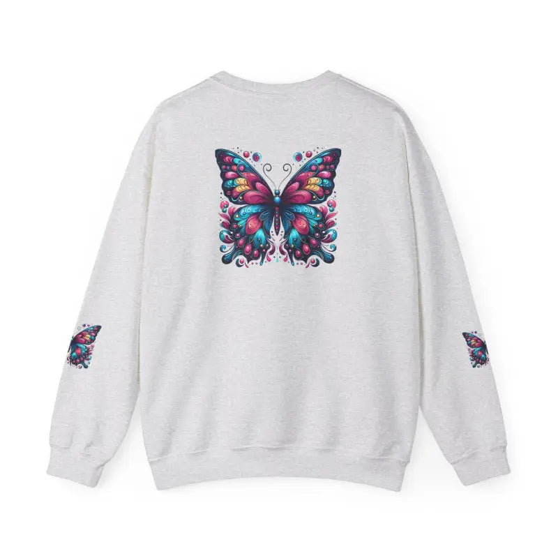 Your Style with Unisex Heavy Blend Butterfly Sweatshirt