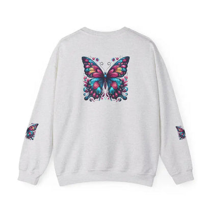 Your Style with Unisex Heavy Blend Butterfly Sweatshirt