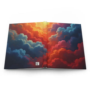 Vibrant Cloudscape Hardcover Journal with Matte Laminated Cover - Dipaliz - Journals