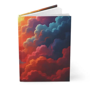 Vibrant Cloudscape Hardcover Journal with Matte Laminated Cover - Dipaliz - Journals