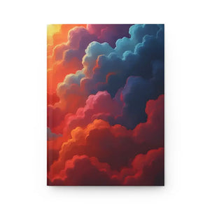 Vibrant Cloudscape Hardcover Journal with Matte Laminated Cover - Dipaliz - Journals