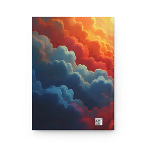 Vibrant Cloudscape Hardcover Journal with Matte Laminated Cover - Dipaliz - Journals