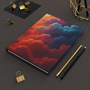 Vibrant Cloudscape Hardcover Journal with Matte Laminated Cover - Dipaliz - Journals