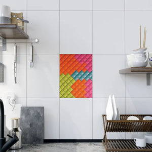 Vibrant Colored Abstract Ceramic Photo Tiles - Dipaliz - Wall