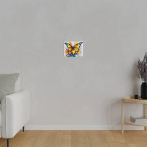 Vibrant Colored Butterfly Canvas – Modern Decor - Dipaliz - Posters Prints & Visual Artwork