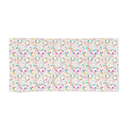 Splash Into Style with our Colorful Circles Beach Towel - Home Decor